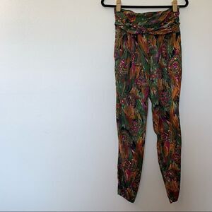 Vintage Michael & Company Abstract Print Pull On Pants